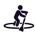 paddleboarding icon